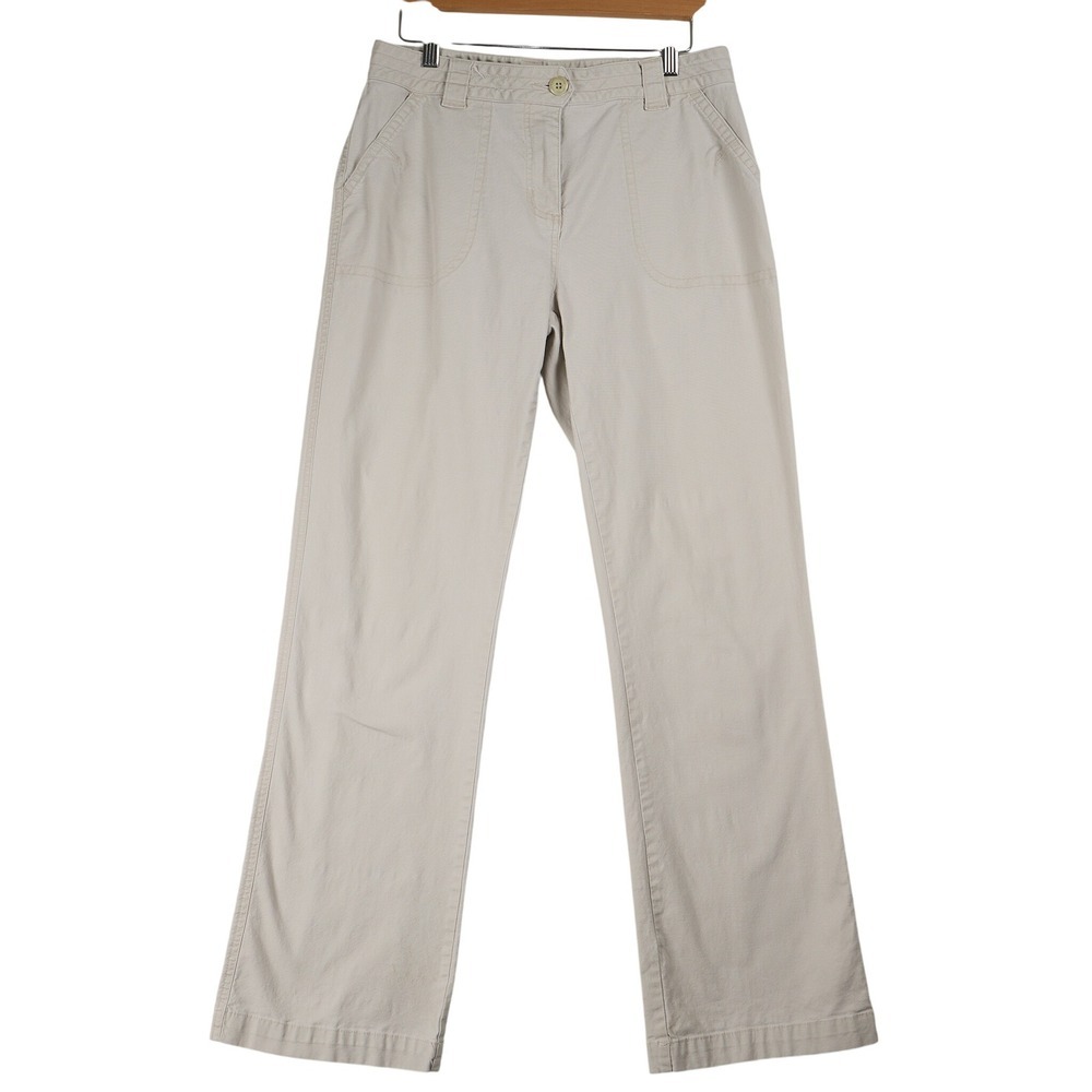 Woolrich Mens Beige Cotton Canvas Straight Leg Utility‎ Pants Khaki Size 32
